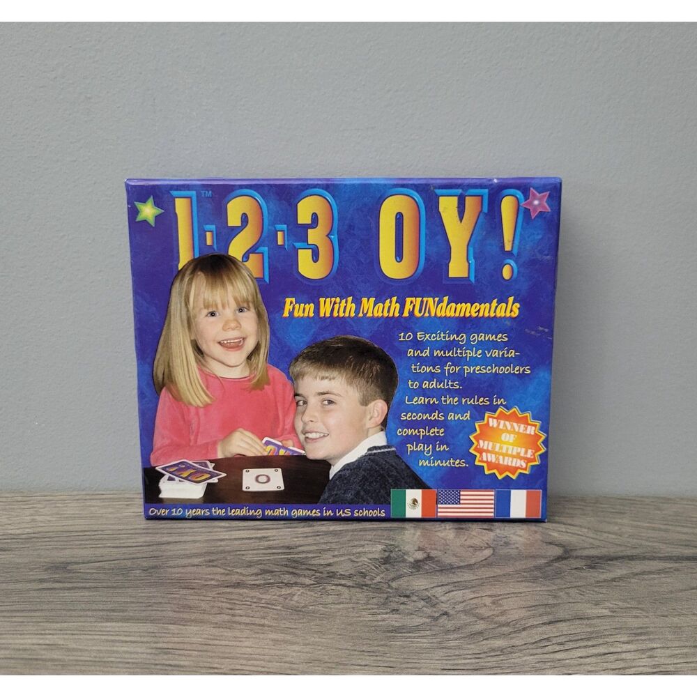 VTG 1994 Don Green 1 2 3 OY! Fun with Math FUNdamental Card Game